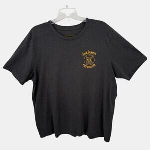 Jack Daniel’s Men’s XXL Fire Brigade TN Graphic T Shirt Gray Whiskey Tee